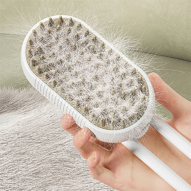 Cat Steam Brush Steamy Dog Brush 3 In 1 Electric Spray Cat Hair Brushes For Massage Pet Grooming Comb Hair Removal Combs Pet